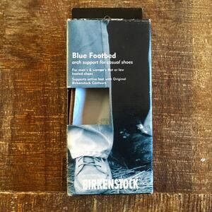 Birkenstock Blue Footbed Arch Support Insoles Casual Shoes 40 W9 M10 NEW